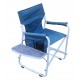 Deluxe Folding Chair with Arms & Attahced Table Frame Aluminum