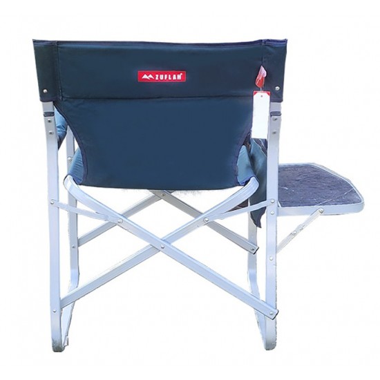 Deluxe Folding Chair with Arms & Attahced Table Frame Aluminum