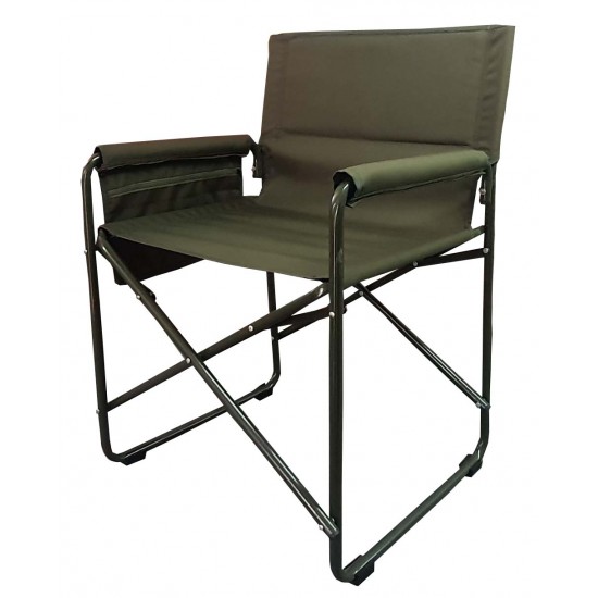 Camping Folding Chair With Arms frame Iron Large
