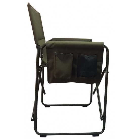 Camping Folding Chair With Arms frame Iron Large