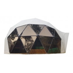  Geodesic Dome 3V with Glass Window